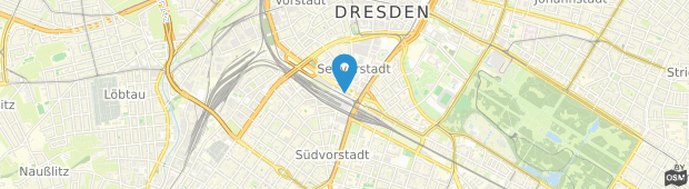 Umland des Intercityhotel Dresden
