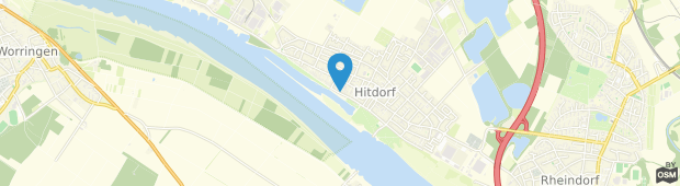 Umland des Rhein River Guesthouse Hitdorf am Rhein