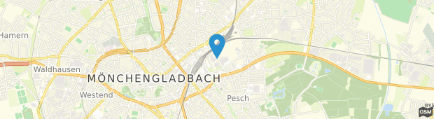 Umland des B&B HOTEL Mönchengladbach