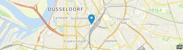 Umland des Adina Apartment Hotel Düsseldorf