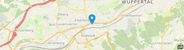 Umland des Flemings Hotel Wuppertal-Central