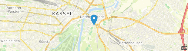 Umland des B&B Hotel Kassel-City