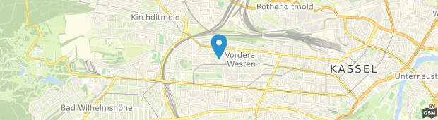 Umland des H4 Hotel Kassel