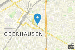 Geographische Lage Eventlocation LUISE-ALBERTZ-HALLE OBERHAUSEN