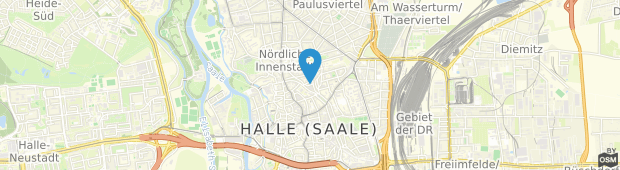 Umland des Premier Inn Halle (Saale) City Centre Hotel