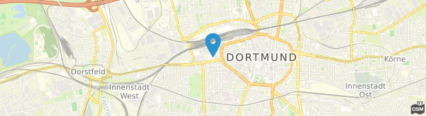 Umland des Moxy Dortmund City