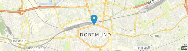 Umland des a&o Dortmund Hauptbahnhof