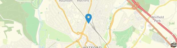 Umland des Holiday Inn Express London-Watford Junction