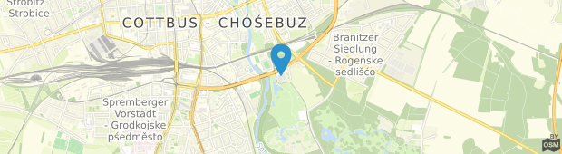 Umland des Messe Cottbus