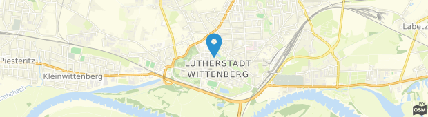 Umland des Hotel Pension Am Schwanenteich Lutherstadt Wittenberg