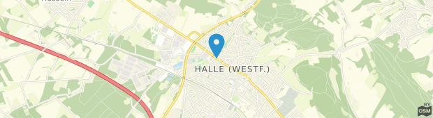 Umland des Quartier Halle / Westfalen