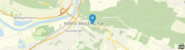 Umland des Jugendherberge Porta Westfalica