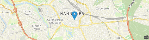 Umland des Hotel Motel One Hannover-Oper