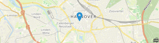 Umland des Hotel Central, Hannover