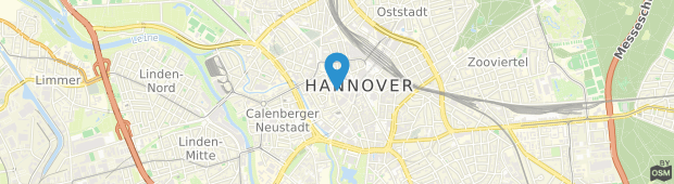 Umland des CVJM City-Hotel Hannover