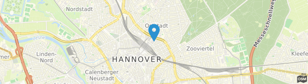 Umland des YORS Hotel Hannover
