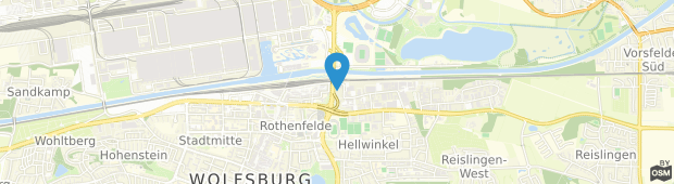 Umland des Premier Inn Wolfsburg City Centre Hotel