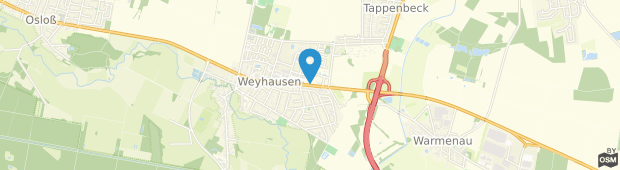 Umland des Privathotel Alte Muehle Weyhausen/Wolfsburg
