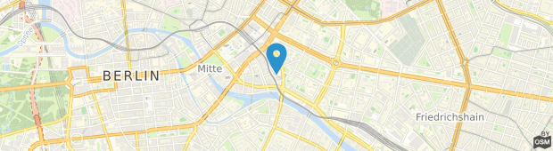 Umland des The Social Hub Berlin