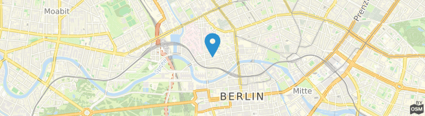 Umland des B&B HOTEL Berlin-Mitte