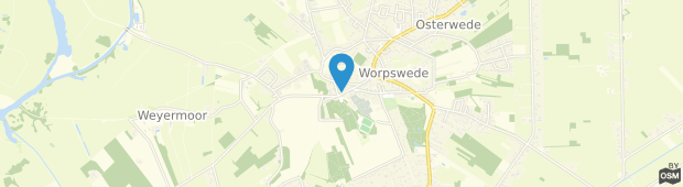 Umland des Country Partner Hotel Worpsweder Tor