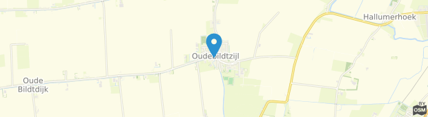 Umland des Logement De Witte Klok Hotel Oudebildtzijl