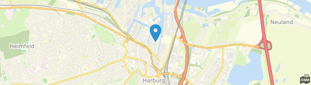 Umland des B&B Hotel Hamburg-Harburg