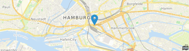 Umland des A&O City Hotel Hauptbahnhof Hamburg