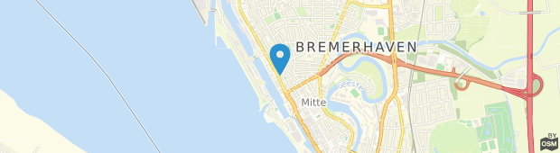 Umland des B&B HOTEL Bremerhaven