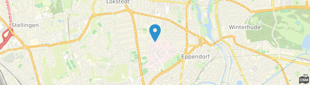 Umland des Universitätsklinikum Hamburg-Eppendorf