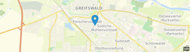 Umland des City-Appartements und Ferienwohnungen Greifswald