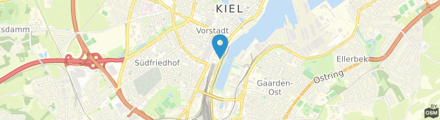 Umland des InterCityHotel Kiel