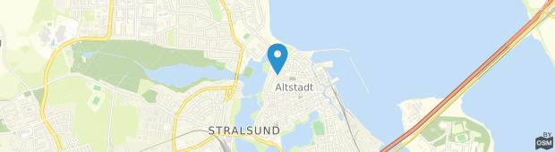 Umland des Pension Altstad Mönch / Stralsund