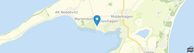 Umland des Pension Deichgraf Middelhagen