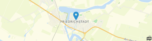 Umland des Ringhotel Aquarium Boddenberg Friedrichstadt