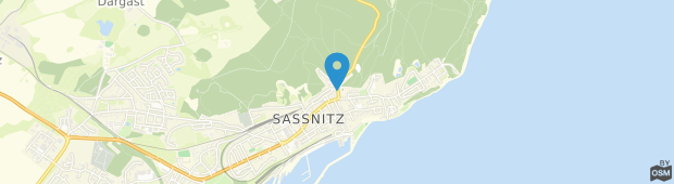 Umland des Pension Klande Sassnitz
