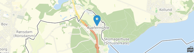 Umland des Alte Direktionsvilla Kupfermühle, Harrislee